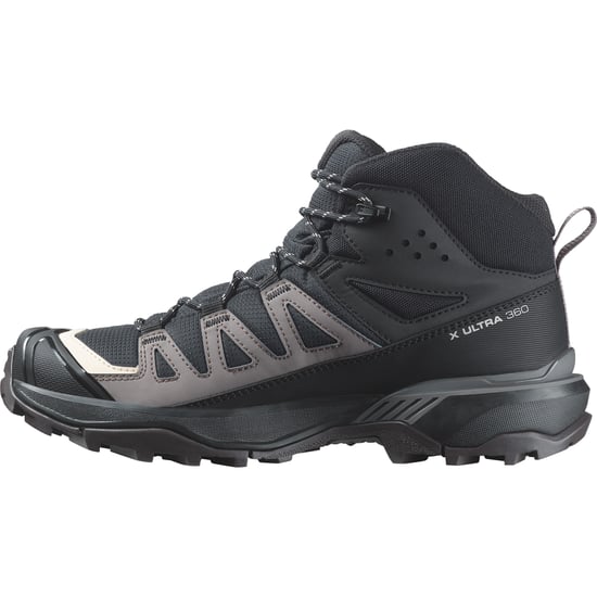 Salomon Womens Walking Boots X Ultra 360 Mid Gore Tex Waterproof Lace Up black - Image 4