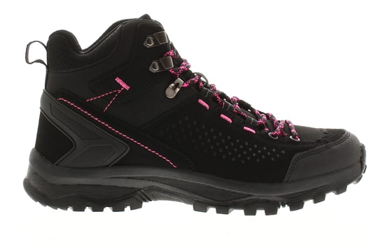 Womens Walking Boots Grebe Lace Up black - Image 2