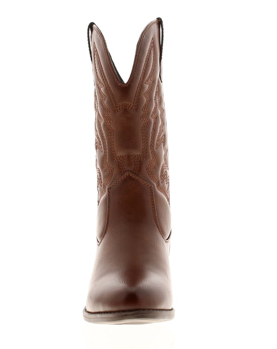 Miss Riot Girls Boots Cowby Ranch brown - Image 2