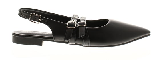 Platino Womens Flat Shoes Ferne Buckle black - Image 2