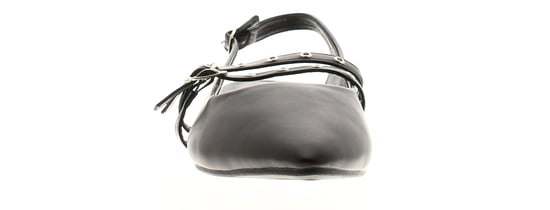 Platino Womens Flat Shoes Ferne Buckle black - Image 3
