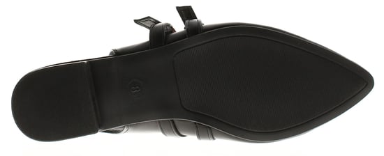 Platino Womens Flat Shoes Ferne Buckle black - Image 5