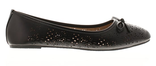 Platino Womens Ballerina Shoes Oulton Slip On black - Image 2