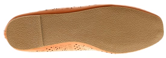 Platino Womens Ballerina Shoes Oulton Slip On tan - Image 5