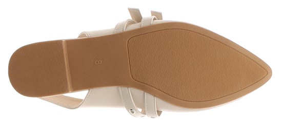 Platino Womens Flat Shoes Ferne Buckle beige - Image 5