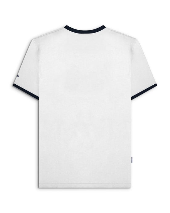 Lambretta Adults Tshirt Ringer Tee white - Image 3