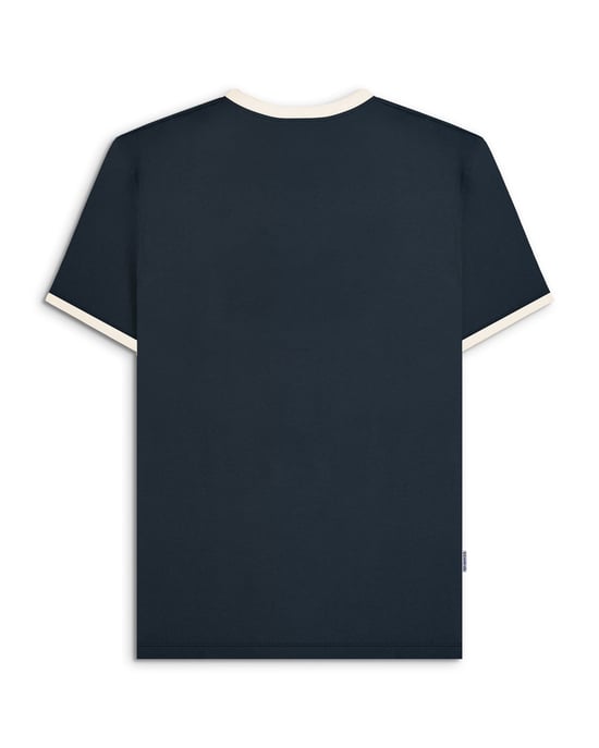 Lambretta Adults Tshirt Ringer Tee Navy - Image 3