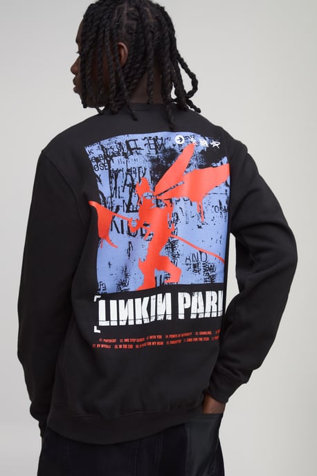 Regular Linkin Park License Print Sweatshirt - Image 1