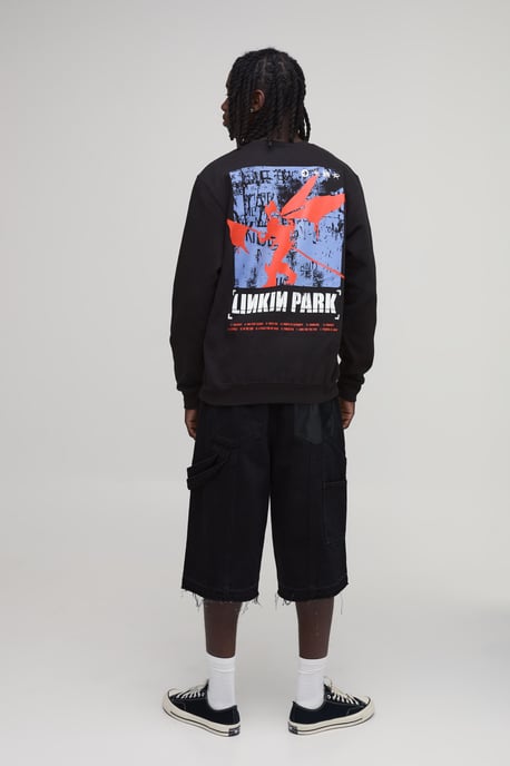 Regular Linkin Park License Print Sweatshirt - Image 2