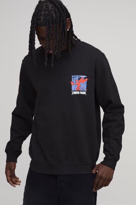 Regular Linkin Park License Print Sweatshirt - Image 3