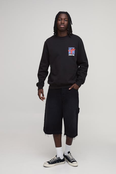 Regular Linkin Park License Print Sweatshirt - Image 4