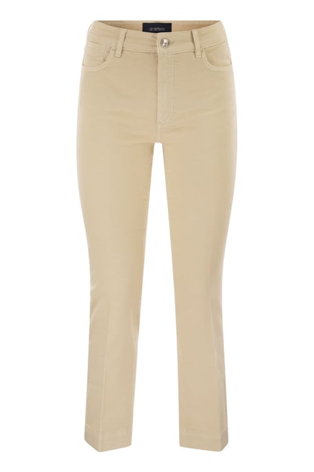 Enna - Denim Broek met Mini Flare Linie - Image 1