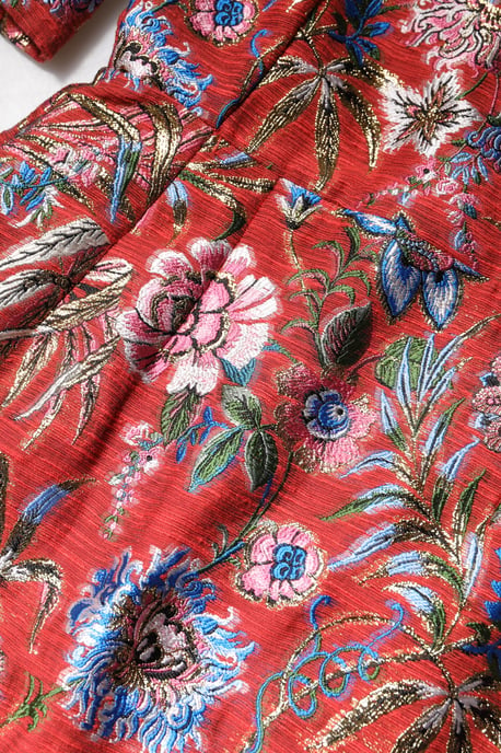 Floral Brocade A-lijn Mini-jurk - Image 4
