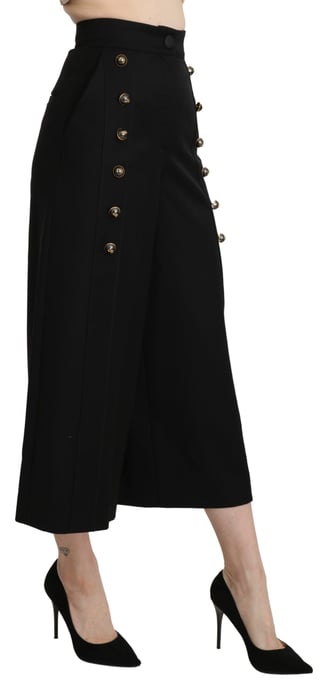 Dolce Gabbana Culottes Hoge Taille Brede Pijpen - Image 2