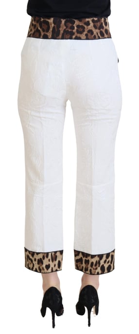 Cropped Broek met Luipaardprint Detail - Image 3