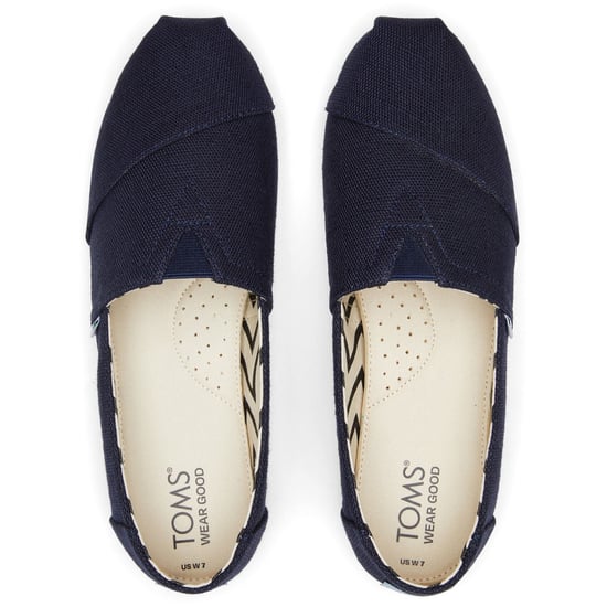 TOMS Alpargata Classic Katoenen Dames Marine Espadrilles - Image 5