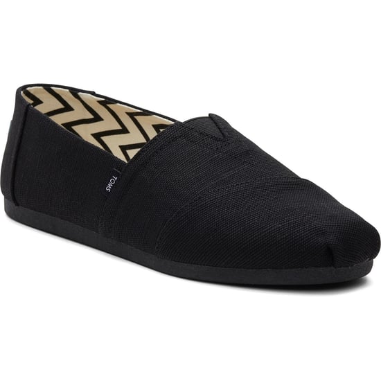 TOMS Alpargata Classic Bomull Herr Svarta Espadrillos - Image 1