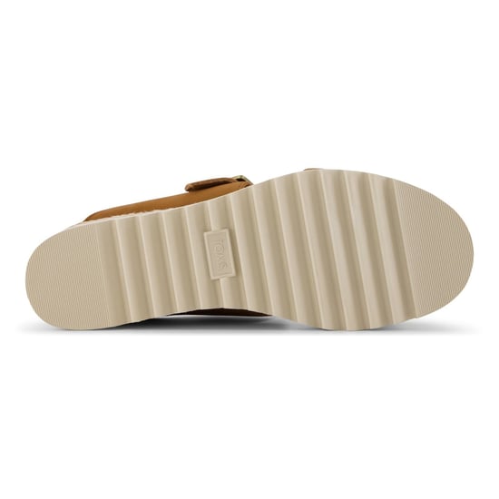 TOMS Diana Leren Dames Bruine Suiker Sandalen - Image 4