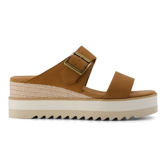 TOMS Diana Leren Dames Bruine Suiker Sandalen - Image 6