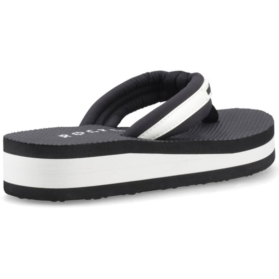 Rocket Dog Monica Textile Women's Black/Off White Flip Flops - Image 2