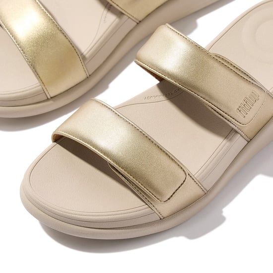 Fitflop F-Mode Go Polyurethane Women's Platino Sandals - Image 5