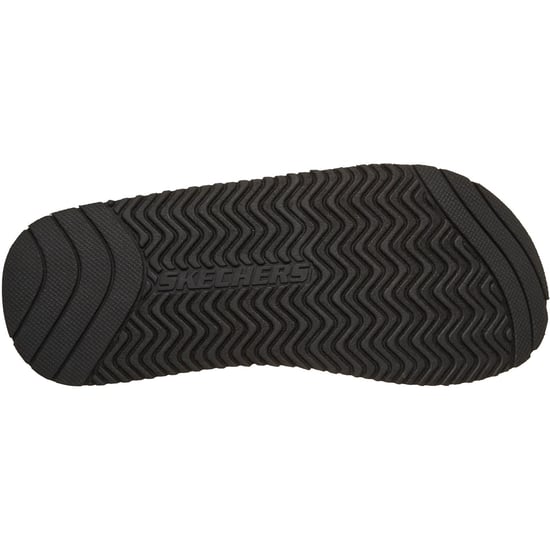 Skechers Quill Textile Heren Zwarte Flip-Flops - Image 2