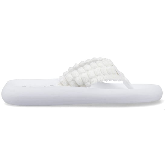 Rocket Dog Spotlight Atom Textile Women's White Flip Flops - Image 5