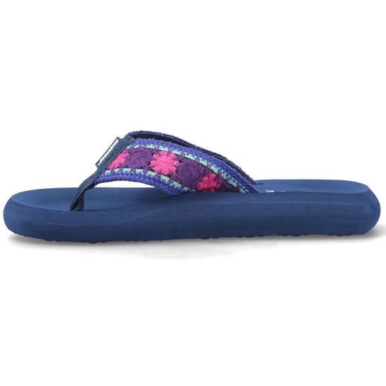 Rocket Dog Spotlight Marlow Textiel Vrouwen Paarse/Multi Flip-Flops - Image 4