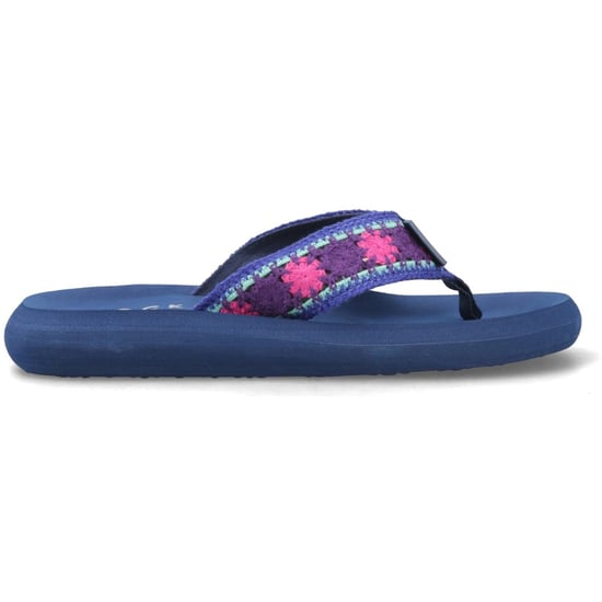 Rocket Dog Spotlight Marlow Textiel Vrouwen Paarse/Multi Flip-Flops - Image 5
