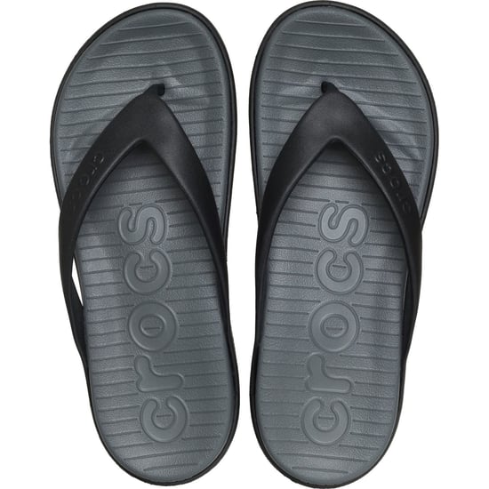 Crocs Coast Polyurethane Men's Black/Slate Grey Flip Flops - Image 5