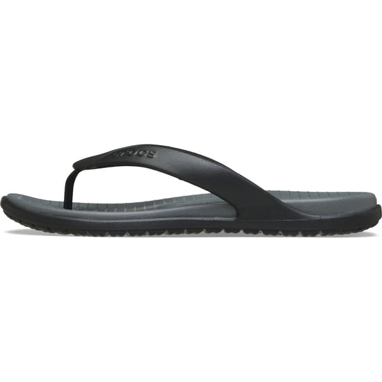 Crocs Coast Polyurethane Men's Black/Slate Grey Flip Flops - Image 6