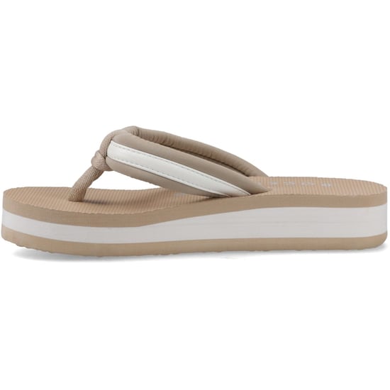 Rocket Dog Monica Textile Women's Tan/Off White Flip Flops - Image 4