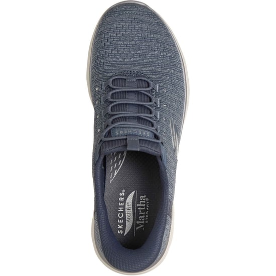Skechers Arch Fit Summits - Soft Shimmer Textiel Dames Slate Sneakers - Image 3