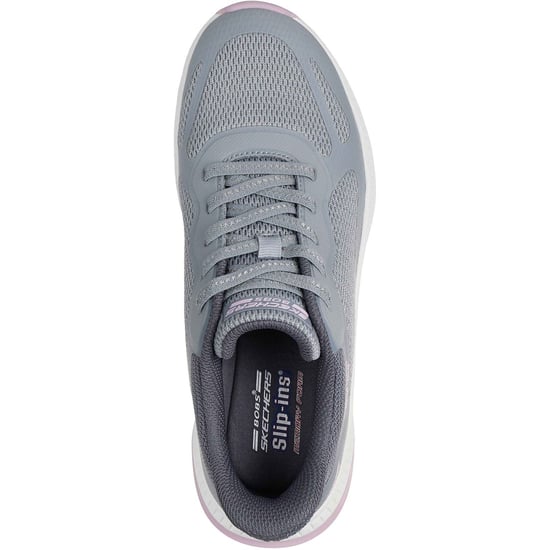 Skechers BOBS Squad 4 Staple Look Damessneakers In Grijs/Multikleur - Image 3