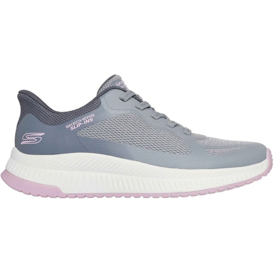 Skechers BOBS Squad 4 Staple Look Damessneakers In Grijs/Multikleur - Image 5