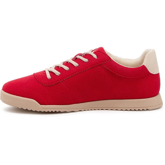Rocket Dog Bertie Pella Textiel Dames Rode Sneakers - Image 6
