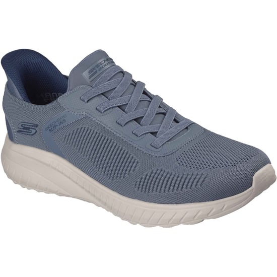 Skechers BOBS Sport Squad Chaos Solid Step Textiel Heren Slate Sneakers - Image 1
