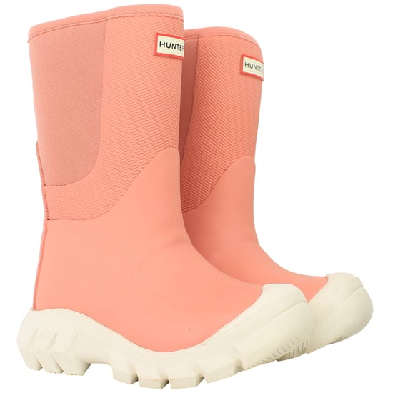 Hunter Field Hybrid Kids Pink Wellington Boots - Image 2