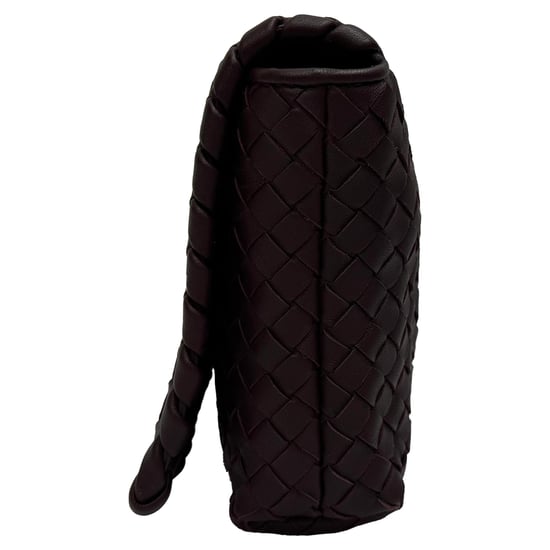 Bottega Veneta Intrecciato Flap Schoudertas in Bordeauxleer - Image 3