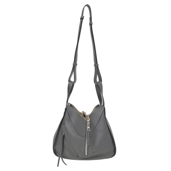 Loewe Small Hammock Bag in Grey Leather - Image 1