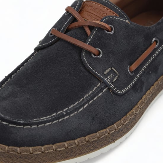 Rieker B5220 Mens Boat & Deck Shoes Blue - Image 3
