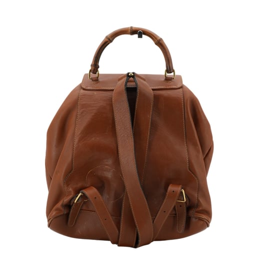 Gucci Leren Rugzak Bamboe - Image 3
