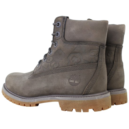Timberland 6inch Womens Dark Grey Boots - Image 3
