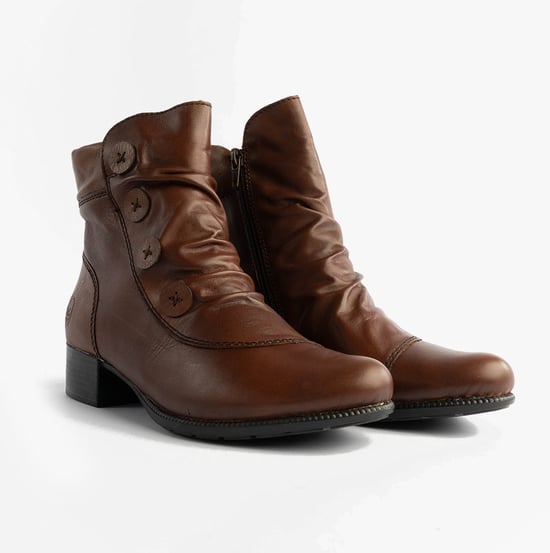 Rieker 78659-22 Womens Boots Brown - Image 4