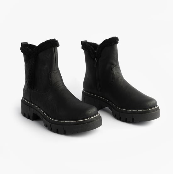 Rieker 74082-00 Womens Boots Black - Image 2