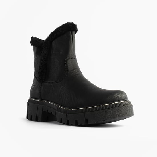 Rieker 74082-00 Womens Boots Black - Image 3