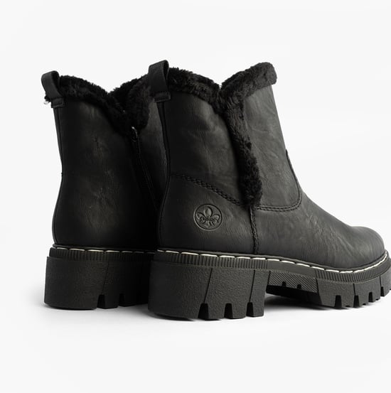 Rieker 74082-00 Womens Boots Black - Image 5
