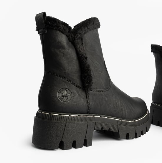 Rieker 74082-00 Womens Boots Black - Image 6