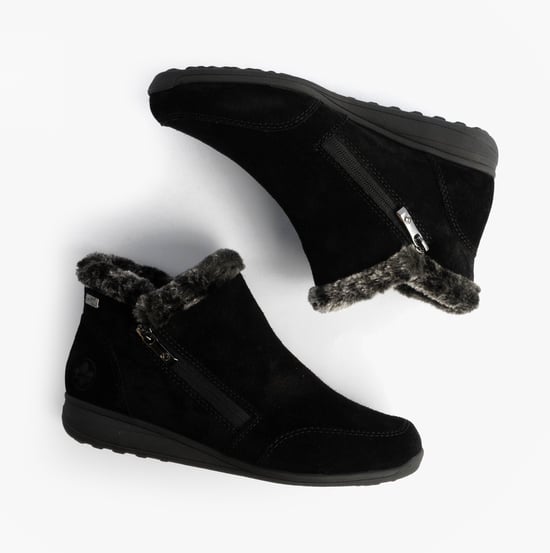 Rieker 47256-00 Womens Boots Black - Image 3