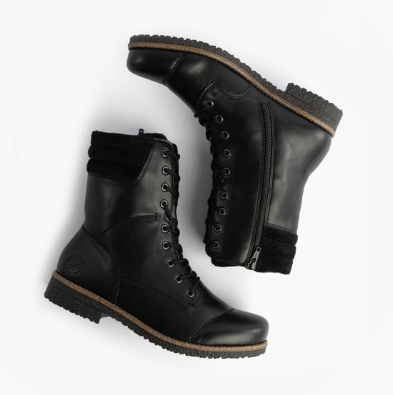 Rieker 73570-00 Womens Boots Black - Image 2